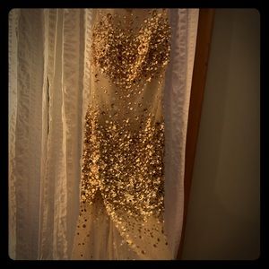 Incredible gold accented dress